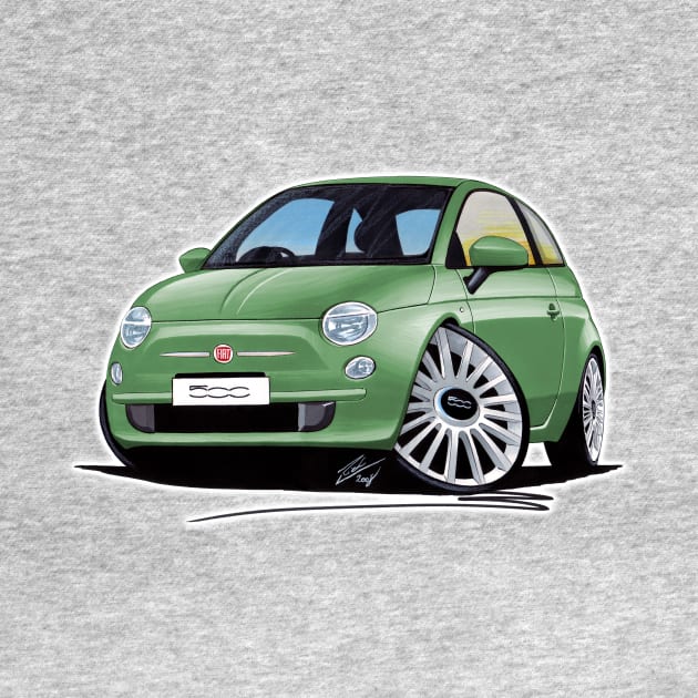 Fiat 500 Green by y30man5